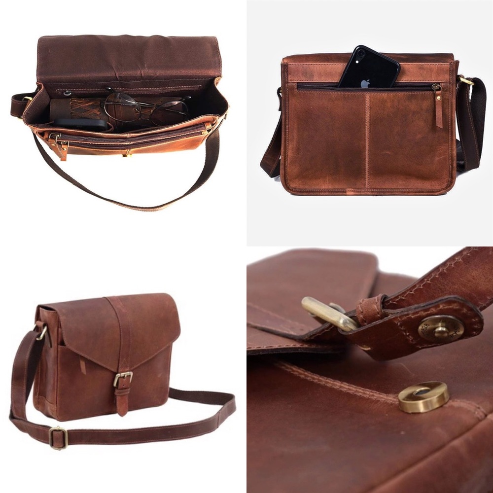 New Montana Hudson Mabel Handcrafted Leather Purse - Picture 5 of 15